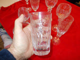 Rogaska  "Country Garden" Leaded Crystal - Hand Made in Yugoslavia (120 pieces)