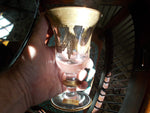 Neiman Marcus “Arte Italica” Vetro Gold Wine Glasses and decanters (16 + 8 + 2 )