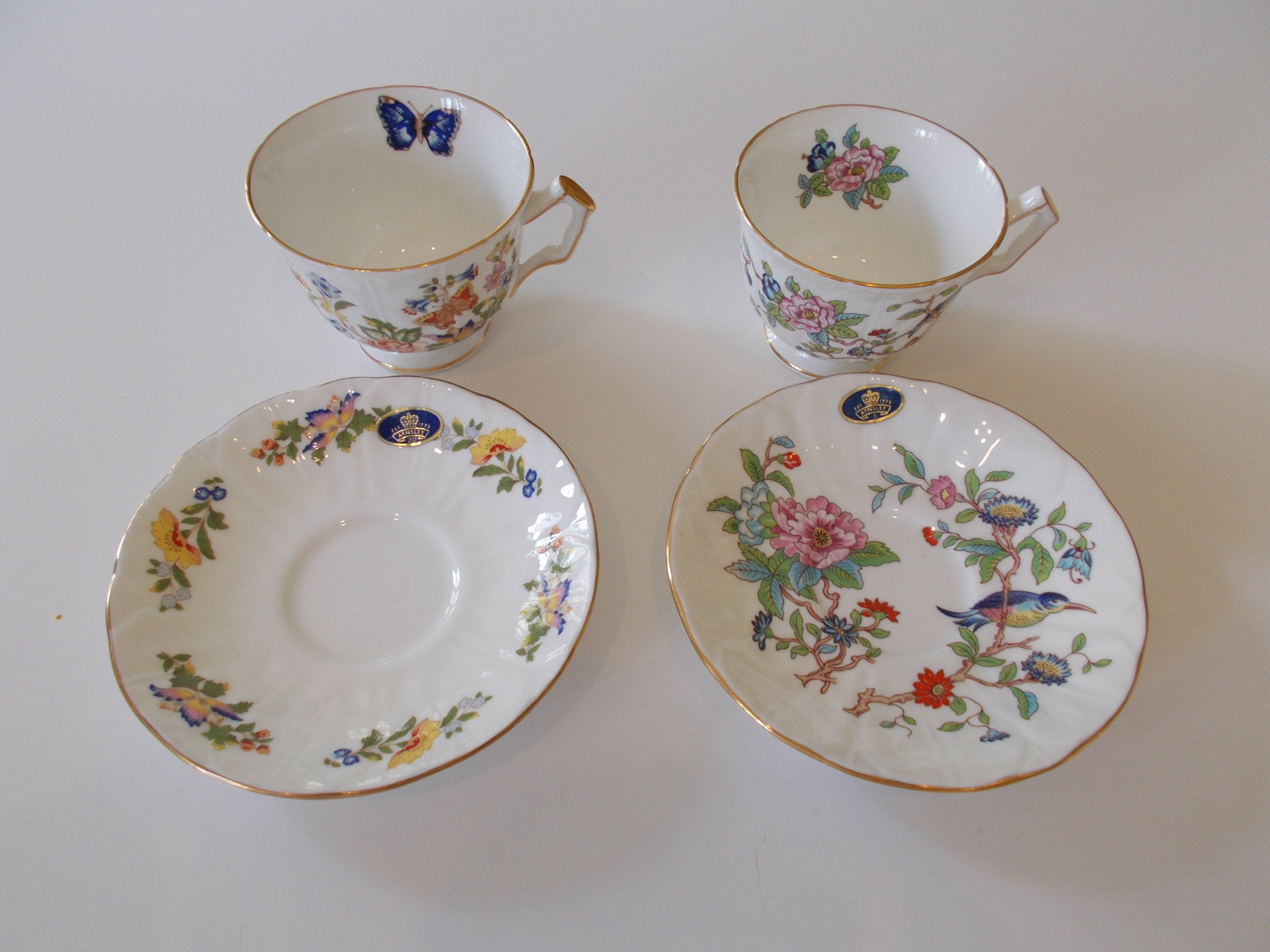 Aynsley China - 【未使用】cottage garden ・pembroke フッテッドマグカップ Aynsley China - 【未使用】cottage garden ・pembroke フッ