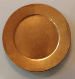 Charger or Service Plates in Different Colors 13 and 14 inch diameters. (12 plate of each class respectively)