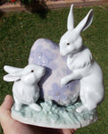 Lladro of Spain "Easter Bunnies" From the Animal Collection